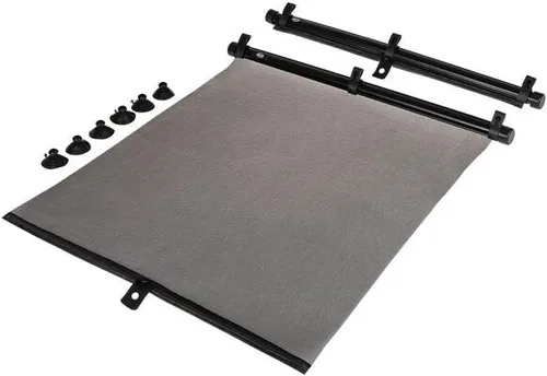 Alca UV Protect Auto-Sonnenrollo 52x47cm - Das Alca UV Protect Auto-Sonnenrollo schützt Ihr Fahrzeug vor Hitze und schädlichen UV-Strahlen. Flexibel montierbar mit Saugnapf oder Clip – ideal für jeden Fenster-Typ.