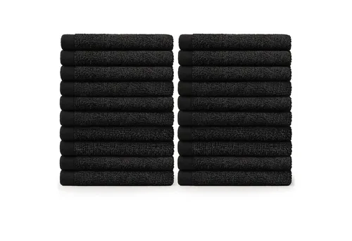 Blumtal Gästehandtücher 30x30cm - weich und saugstark, Frottee (24-St), 12er und 24er Set, 100% Baumwolle