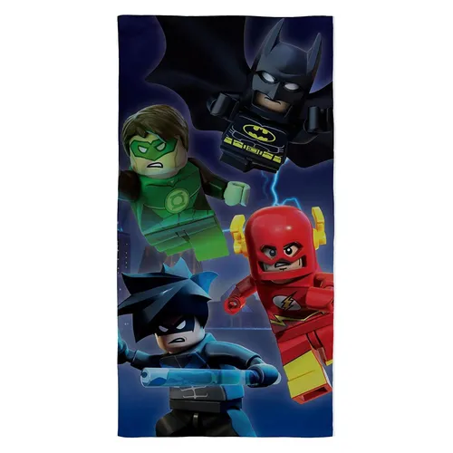 Lego DC Superhelden Handtuch Bad Pool Strand Batman Green Lantern 100% Baumwolle