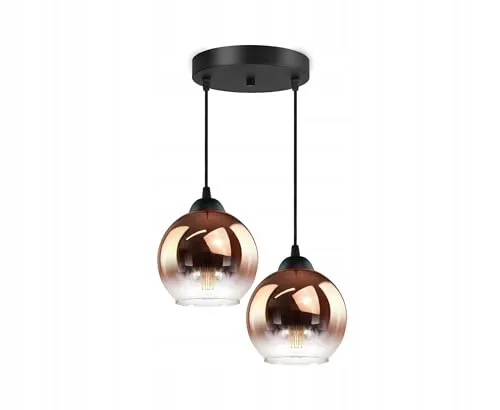 FKL DESIGN Home Deco Deckenlampe Pendellampe Hängelampe Wandlampe Tischlampe Leuchte Pendelleuchte Kugel Schwarz Grau Weiß