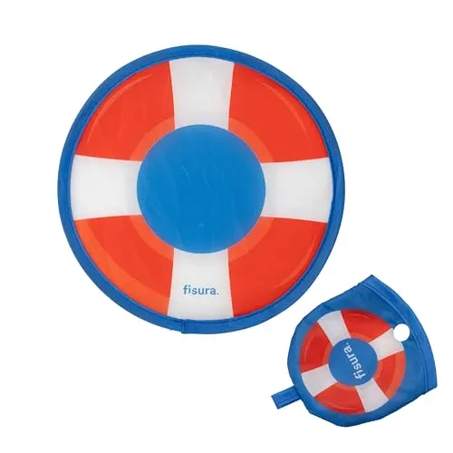 FISURA – Runder faltbarer Fächer. Original faltbarer Handventilator. Faltbares Frisbee. Tragbarer Fächer für Partys. 20 zentimeter. (Schweben)