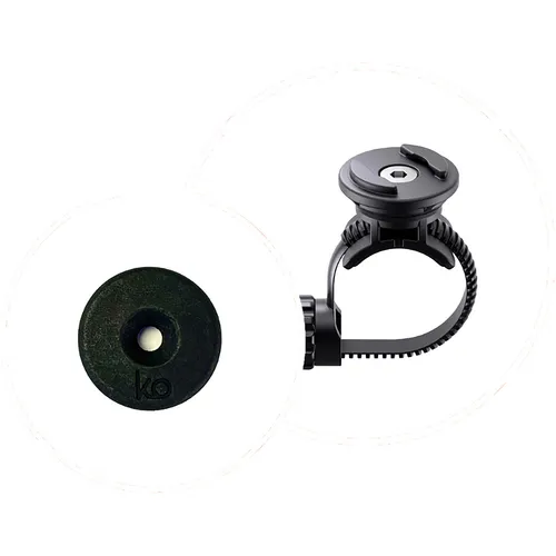 kommit Bike Mount Bundle - Flexibles Fahrradzubehör - Sonstiges Fahrradzubehör, ideal für Fahrräder ohne Vorbauklemmschrauben mit einfacher Montage und sicherer Befestigung.