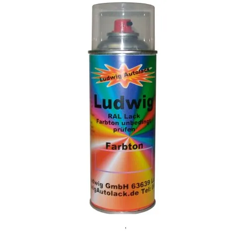 LudwigLacke 1 Spraydose 400ml Autolack glänzend RAL 7043 Verkehrsgrau B