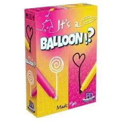 PDVD1027 - It's a Balloon (DE) - Bastelspiel für 3-8 Spieler ab 8 Jahren. Kreatives Zeichnen und Raten fördert Teamgeist und Schnelligkeit. Enthält 8 Maltafeln, 156 Wortkarten und mehr!