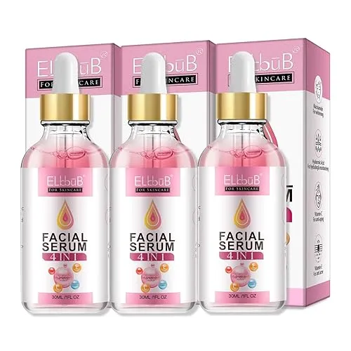 P-Beauty Vitamin C+E Serum | Hyaluronsäure & Niacinamid | Anti Aging Gesichtsserum, trockene Haut | Gesichtspflege, Hautpflege | Gesichts serum Vegan | feuchtigkeitsspendend & hautaufhellend | 3x30ml