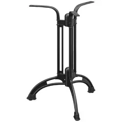MALAGA Tischgestell aus Gussaluminium | Schwarz | Ø 60 cm