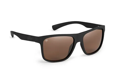Fox Rage Matt Black Sonnenbrille mit braunen Gläsern - Sportbrillen für Unisex Erwachsene, bieten Blaulicht-Schutz und polarisierte Gläser für optimalen Sehkomfort bei Outdoor-Aktivitäten.