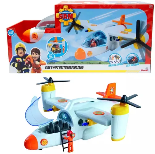 Simba Fireman Sam Large Rescue Plane 42 cm