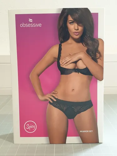 Obsessive Miamor Set Schwarz (L/XL)