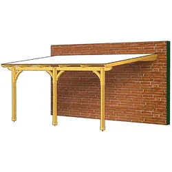 Skan Holz Terrassenüberdachung Rimini 541 cm x 250 cm von SKAN HOLZ