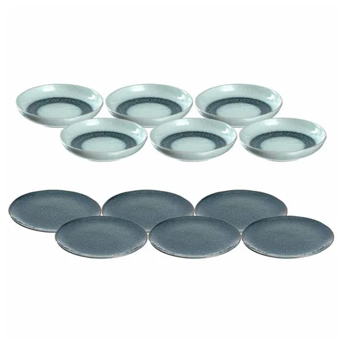 Leonardo Tafelservice Matera 12er Set in blau von LEONARDO