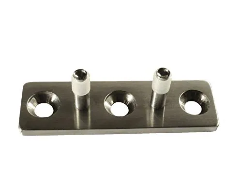 Bodenführung für Holztüren aus Edelstahl