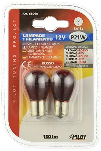 Lampa 58068 Lampen Chrom, Rot