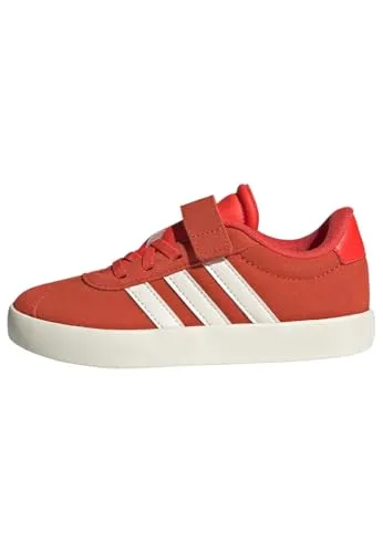 adidas Kinderschuhe VL COURT 3.0 EL C in Rot, Größe 34 - Sneaker für Mädchen, stylisches Design in Rot, ideal für Freizeit und Sport – jetzt versandkostenfrei auf Spartoo.de erhältlich!