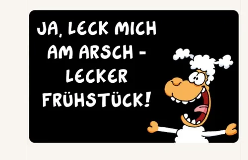 Ralph Ruthe Frühstücksbrettchen - Thorsten Dörnbach in schwarz von United Labels