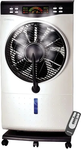 Sonnenkönig Standventilator Air Fresh 5 - Ventilator mit 100W Leistung, 3 Ventilationsstufen und 9h Timer. Ideal für angenehme Frische und Moskito-Abwehrfunktion. Perfekt für heiße Tage!