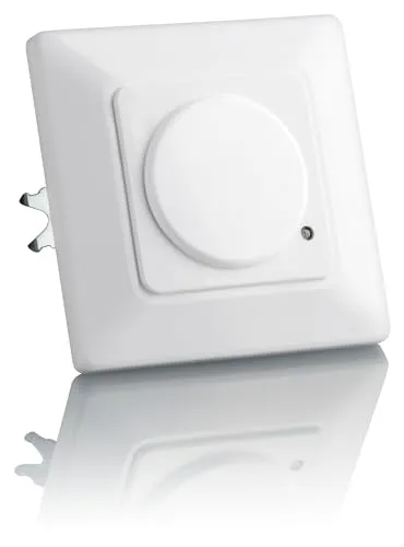 SEBSON Bewegungsmelder Unterputz HF Sensor - 2er Set - Hochfrequenz Bewegungsmelder für Innen mit einstellbarem Erfassungsbereich von 5 bis 15 m und 180° Erfassungswinkel. Reagiert verzögerungsfrei auf Bewegungen durch Türen oder Glas und hat minimale Strahlenbelastung.
