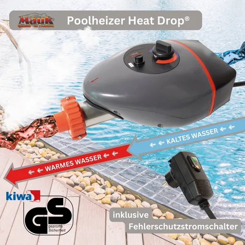 Mauk® Heat Drop® Elektrische Poolheizung