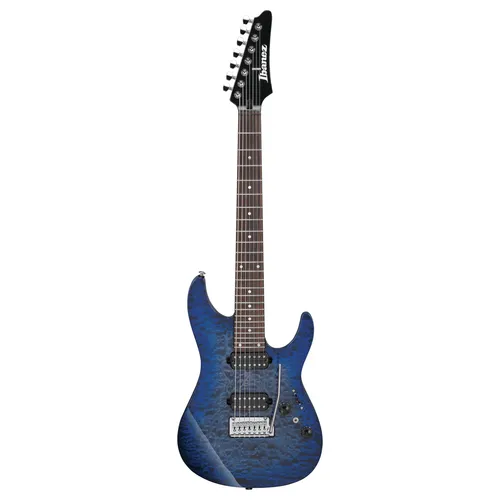 Ibanez AZ427P2QM-TUB B-Stock E-Gitarre - B-Stock 7-saitige E-Gitarre aus der AZ-Serie mit hochwertigem Quilted Maple und Seymour Duncan Tonabnehmern. Ideal für kreative Gitarristen, die Vielseitigkeit suchen.