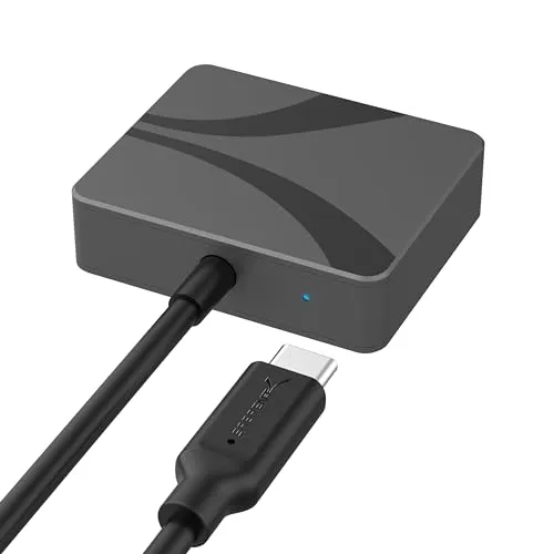 SABRENT USB-C-Gehäuse für M.2 2230 PCIe NVMe SSDs, 10Gbps Übertragungsgeschwindigkeit, UASP und Trim Unterstützung, Kompatibel mit Windows, macOS, Linux (EC-NE30)