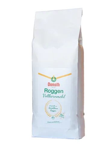 Donath Mühle Roggen-Vollkornmehl 1000g Bio