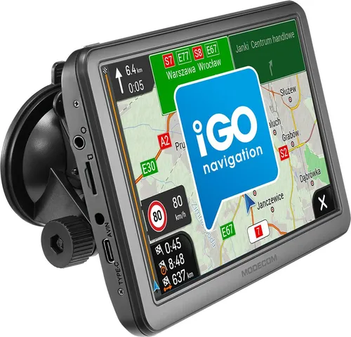 Produktbild MODECOM FreeWAY CX 7.4 Navigationsgerät – 7 Zoll GPS für PKW und LKW