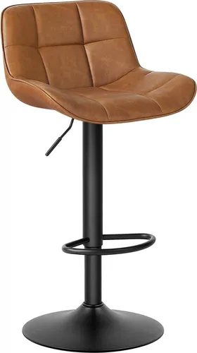 EUGAD Barhocker höhenverstellbar, Kunstleder, 360° drehbar
