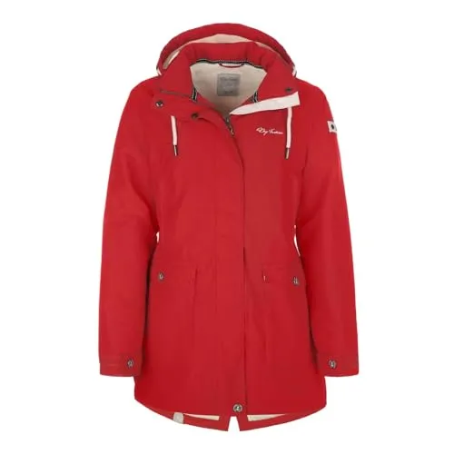 Dry Fashion Damen Funktionsmantel Aarhus in rot von Dry Fashion