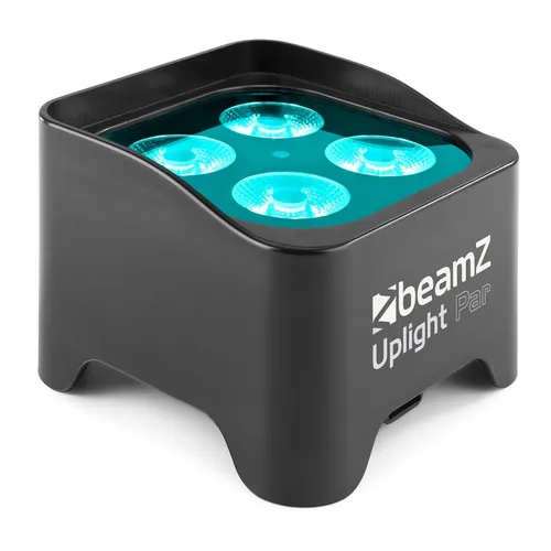beamZ BBP90 Batterie Uplight Par 4x 4W schwarz von BeamZ