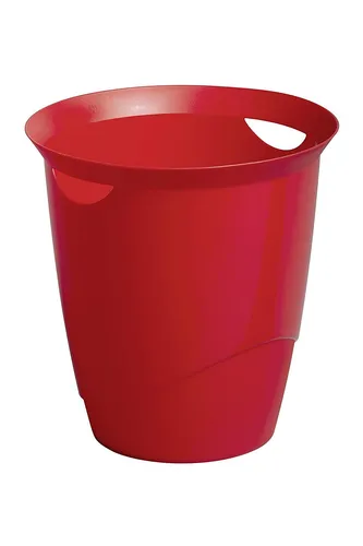 DURABLE Papierkorb TREND 16 Liter rund rot