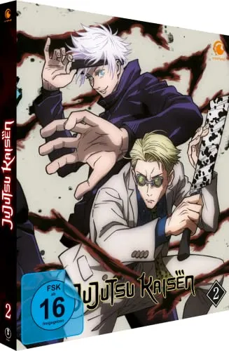Jujutsu Kaisen - Staffel 1 - Vol.2 - [DVD] - Anime-Film, spannende Fortsetzung der beliebten Serie mit packenden Kämpfen und übernatürlichen Kräften, freigegeben ab 16 Jahren.