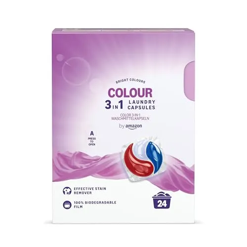by Amazon Color Wäschekapseln 3in1, 24 Waschgänge