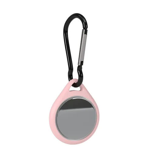 Schutzhülle für Apple AirTag Anhänger Kratzfest Schlüsselanhänger Silikon Rosa