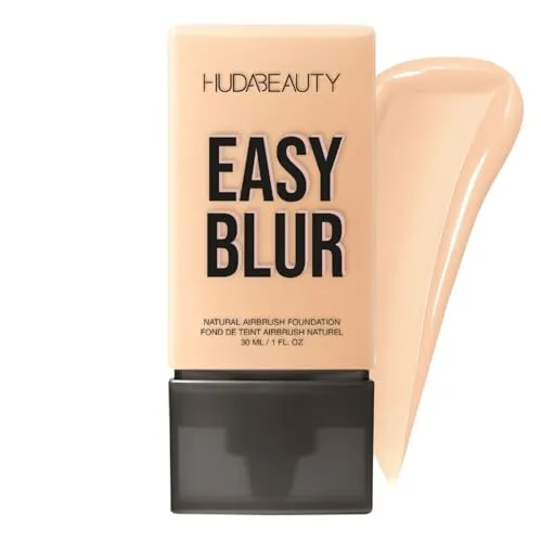 Huda Beauty - Easy Blur Natural Airbrush Foundation - Für Eine Filter-finish Base - easy Blur Foundation Shortbread 200b 10 ml