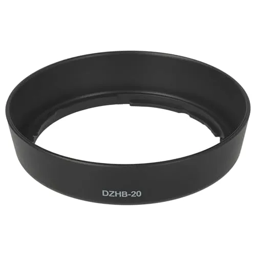 vhbw Gegenlichtblende kompatibel mit Nikon Nikkor AF 28-80m f/3.3-5.6G 58mm Objektiv - Streulichtblende, Schwarz, Kunststoff, rund