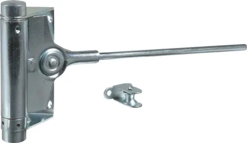 Feder-Türschließer für schwere Türen bis 80kg - Galvanisch verzinkt, ideal für hohe Belastungen mit einer Hebellänge von 337mm - optimale Schließtechnik für langlebige Nutzung.