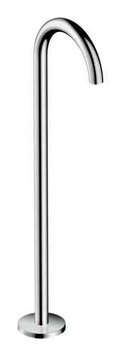 Axor Uno Wanneneinlauf bodenstehend gebogen - Chrom - 38412000 - Eleganter Wanneneinlauf in gebogener Form, aus hochwertigem Chrom, ideal für moderne Badezimmer und sorgt für ein luxuriöses Badeerlebnis.