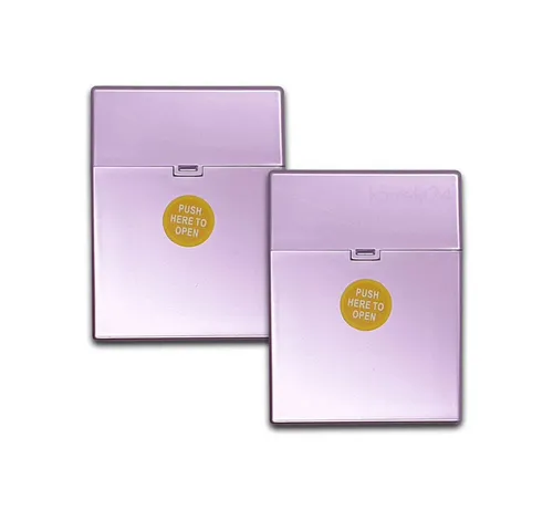 Coumo Sammleretui 2er Set Zigarettenbox XL, Basic Zigarettenetui ClicBoxx