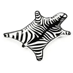 Jonathan Adler Zebra Stapelschale in schwarz von Jonathan Adler
