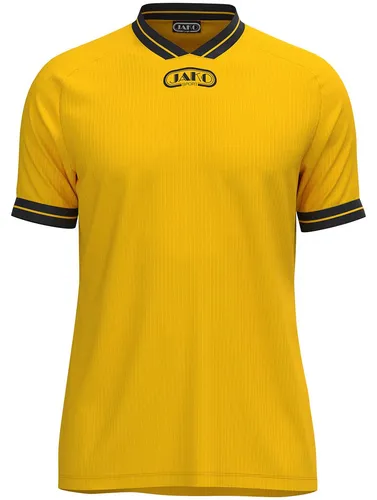 Jako Trikot Retro Ka - Gelb, Größe S - Hochwertiges Jako Retro KA Trikot in leuchtendem Gelb. Ideal für Teams und Events, aus einer komfortablen Materialmischung gefertigt. Perfekt zum Veredeln und mit klassischem V-Ausschnitt.