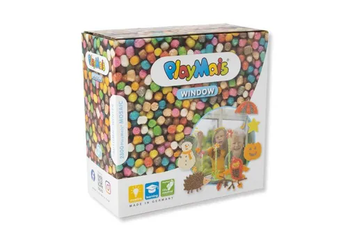 Playmais WINDOW HERBST/WINTER  bunt