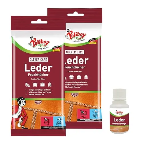 Poliboy Leder Feuchttücher von POLIBOY