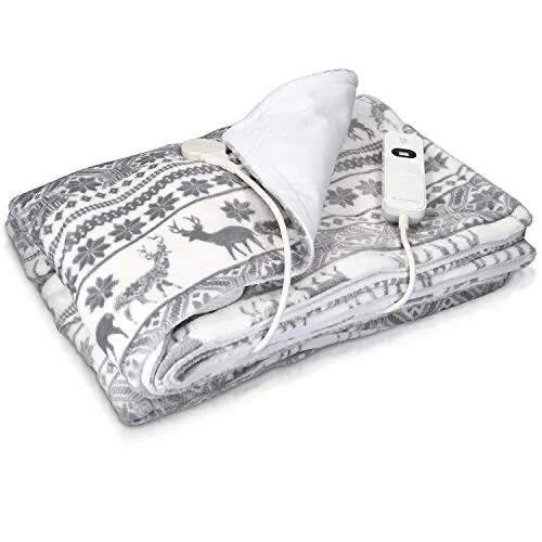 Navaris XXL Elektrische Wärme Heizdecke 180x130cm