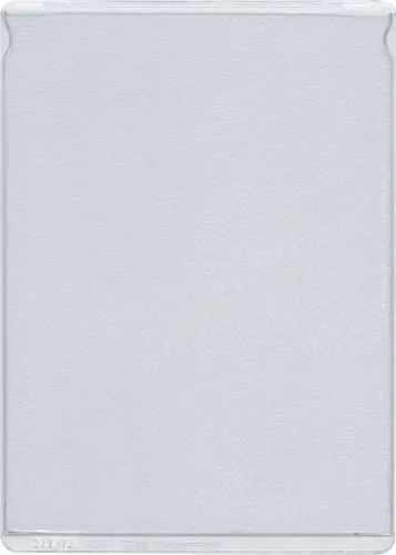 LEITZ Schreibgeräteetui Ausweishüllen A7 0,20mm PVC transparent genarbt