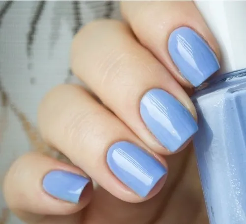 Nagellack Essie Nr. 219 bikini so teeny, Kornblumenblau Schimmer, 5ml. NEU.