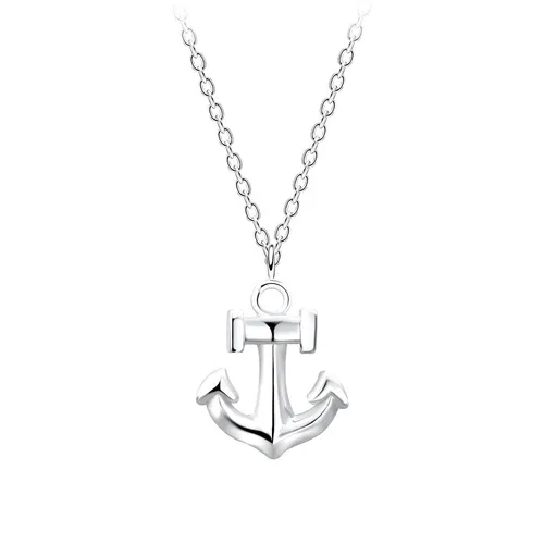 Kette Anker Anhänger Halskette Sterling Silber 925 Liebe Geschenkidee Treue