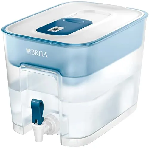 Brita FLOW Filter-Spender - Wasserfilter mit 8,2 L Kapazität, entfernt Chlor Geschmack & Geruch, ideal für Haushalt und Gewerbe, passend für Brita Maxtra+.