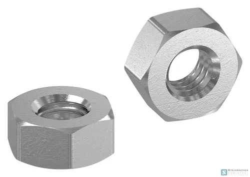 Edelstahl Sechskantmutter M4 mit Linksgewinde, DIN 934, A2 | STEINBACHER© 10x