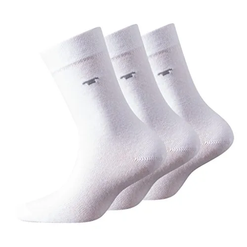 TOM TAILOR, Unisex - Kinder Socke 3 er Pack 9203, Gr. Weiß (white - 660 ), Gr. 35-38