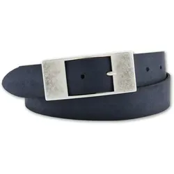 Ledergürtel BERND GÖTZ Damen Gr. 90, marine von Bernd Götz